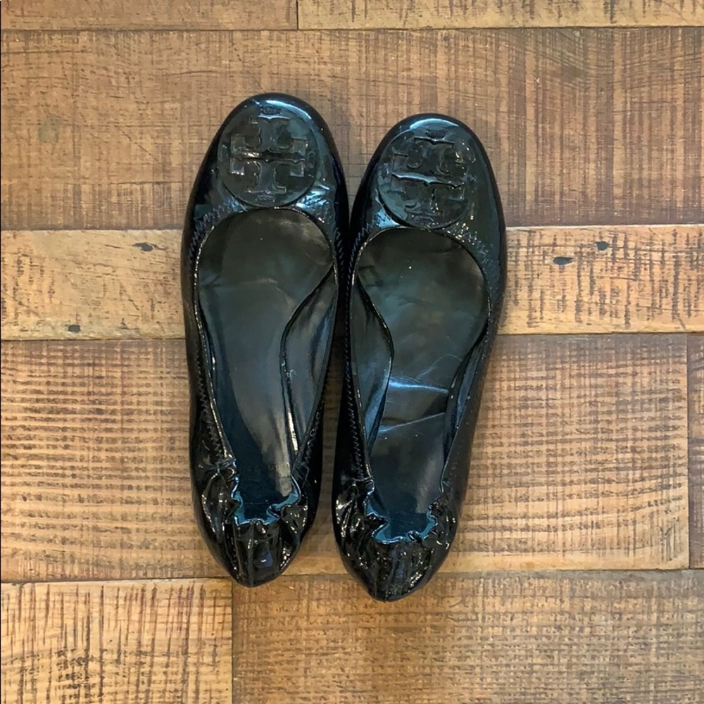 Tory Burch Reva Black Patent